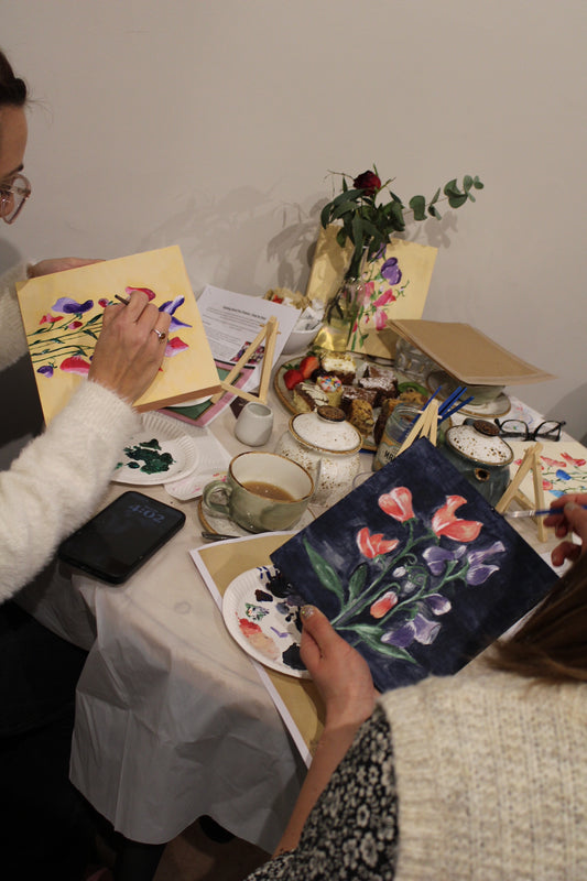 Little Foxes Cafe Beeston - Sweet Pea Flowers - Friday 10th July 10am-12pm